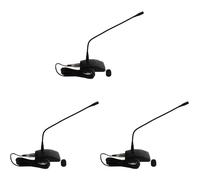 Onchdbfhuu 3X Microphone à Col de Cygne de Conférence Filaire Microphone à Condensateur de Bureau Microphone à Condensateur de Parole