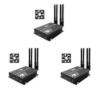 Onchdbfhuu 3X Module M.2 NGFF 4G/5G vers Adaptateur USB 3.0 M2 WiFi Carte Convertisseur Riser Board avec Antenne Refroidisseur Ventilateur Emplacement pour Carte SIM