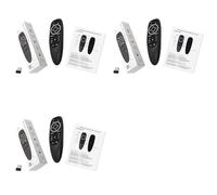 Onchdbfhuu 3X Télécommande G10S Pro pour Android TV Box Télécommande Vocale 2,4 G Souris sans Gyroscope IR Rétroéclairage LED