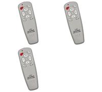 Onchdbfhuu 3X Télécommande Infrarouge Universelle à 8 Touches, Télécommande à Gros Boutons pour TV, CD, DVD, Ventilateur