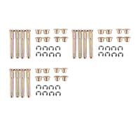 Onchdbfhuu 3X Voiture Axes de Charnière de Porte, Kit de Réparation de Bague de Bague D'Adaptation pour Accord -E CRX Ek EG