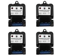 Onchdbfhuu 4 Pc Nouveau Utile 6V 12V 10A Auto Panneau Solaire Contrôleur de Charge Chargeur de Batterie Régulateur Chaude Amélioration de L'Habitat