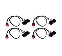 Onchdbfhuu 4 Pièces 50 cm Câble Cuivre étain 24 Broches ATX PSU PC Alimentation Démarreur Testeur Démarrage Cavalier avec Interrupteur Marche/Arrêt