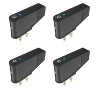 Onchdbfhuu 4X Adaptateur de Vol Bluetooth 5.3 pour Avion, Transmetteur A2DP pour Casque sans Aonic 40 50 avec Suppression du Bruit