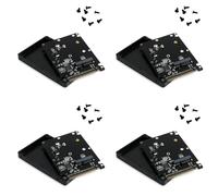 Onchdbfhuu 4X Adaptateur MSATA vers 2,5 Pouces 44PIN IDE HDD SSD Carte Adaptateur Convertisseur MSATA vers PATA avec Étui