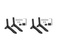 Onchdbfhuu 4X Base TV Universelle en Acier pour Écran LCD de 32 à 65 Pouces, Support TV avec Rehausseur en Alliage D'Aluminium.