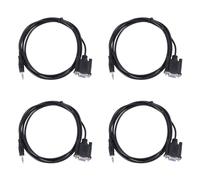 Onchdbfhuu 4X Cable A 9 Broches Vga Db9, DB 9 A TRS 3,5 mm (1/8 Pouce) Cable de Donnees Serie Stereo Male TRS-6 Pieds
