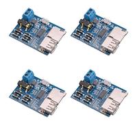 Onchdbfhuu 4X Carte de Décodage sans Perte Mp3 Module de Décodeur Mp3 Carte TF Lecteur de Décodage de Disque U Livré avec Amplificateur de Puissance
