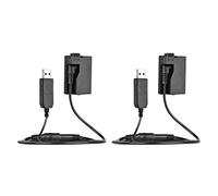 Onchdbfhuu 4X -E8 Batterie de Factice avec DC La Banque de Puissance Câble Adaptateur USB Remplacement pour LP-E8 pour 550D 600D 650D 700D DSLR Appareils Photo