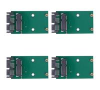 Onchdbfhuu 4X Mini PCI-E MSATA SSD à 1,8 Pouces Carte Micro-SATA Adaptateur Convertisseur Carte Module