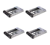 Onchdbfhuu 4X Plateau de Rangement pour Disque Dur de 3,5 Pouces pour Serveurs PowerEdge - avec Adaptateur de Disque Dur de 2,5 Pouces Support NVMe SSD SAS SATA