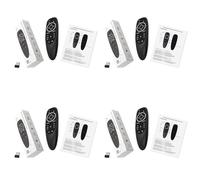 Onchdbfhuu 4X Télécommande G10S Pro pour Android TV Box Télécommande Vocale 2,4 G Souris sans Gyroscope IR Rétroéclairage LED