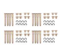 Onchdbfhuu 4X Voiture Axes de Charnière de Porte, Kit de Réparation de Bague de Bague D'Adaptation pour Accord -E CRX Ek EG