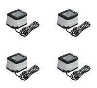 Onchdbfhuu 4X XT2001B Lecteur de Code à Barres USB / RS232 Boîte de Paiement Mobile Portable 1D / 2D Code Multifonction QR Lecteur de Code à Barres Scanner