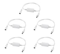 Onchdbfhuu 5X 24 Heures de Redémarrage Automatique du Routeur, Minuterie de Routage, Outil de Réinitialisation de L'Alimentation CC, Modem Fibre, Routeur, Gestionnaire d'alimentation CC,Blanc