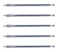 Onchdbfhuu 5X Antenne Telescopique pour Radio TV Design de 6 Sections 49cm 19.3 Pouce