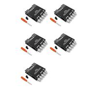 Onchdbfhuu 5X Carte D'Amplificateur Numérique de Caisson de Basses Bluetooth 5.0 -TB21 TPA3116D2 50Wx2 + 100W 2.1 Canaux Puissance Audio Stéréo Ampli de Basse