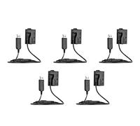 Onchdbfhuu 5X -E8 Batterie de Factice avec DC La Banque de Puissance Câble Adaptateur USB Remplacement pour LP-E8 pour 550D 600D 650D 700D DSLR Appareils Photo