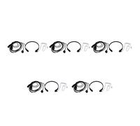 Onchdbfhuu 5X Écouteur Micro-Casque de Vibration de Gorge pour Radio Bidirectionnelle Uv-5R Uv-82 UV-B6-888S écouteur Talkie-Walkie