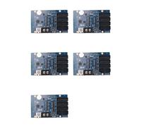 Onchdbfhuu 5X HD-WF4 Contrôleur RGB HUB75 Couleur, Écran LED, Animation Pixel, Affichage Numérique LED, Carte de Contrôle WiFi, Port USB