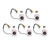 Onchdbfhuu 5X Microphone Haut-Parleur pour CaméRa de SéCurité ExtéRieure ÉTanche pour CaméRa IP Enregistrement Audio Interphone Radio Bidirectionnel