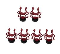 Onchdbfhuu 6 PièCes Adaptateur de Support de Choc Ondulé pour Microphone Universel Support de Support de Microphone en Plastique Remplacement pour by-Mm1