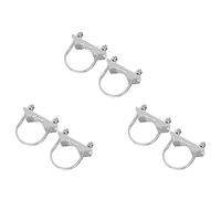 Onchdbfhuu 6 Pièces Pince de D'Antenne U-Boulon Matériel de Pince de Mât D'Antenne Support de Mâchoire en V Accessoires pour Antenne Extérieure de Maison