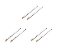 Onchdbfhuu 6 Pièces Séries Remplacement 25.4cm 10 Pouce 5 Sections Antenne Télescopique Antenne pour Radio TV