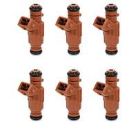Onchdbfhuu 6X Buses D'Injecteur de Carburant 0280156016 A1130780249 pour - CLK320 3.2L V6 2003 CLK500 5.0L V8 2003-2006