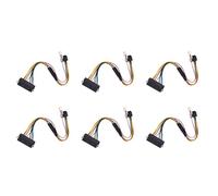 Onchdbfhuu 6X Câble de Puissance ATX PSU PCIe 6 Broches vers ATX 24 Broches Câble de Puissance 24P à 6P pour Carte Mère 600 G1 600G1 800G1