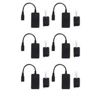 Onchdbfhuu 6X Récepteur de Télécommande sans XLR Portable 3 Broches pour Machine à Brouillard de Fumée Récepteur de Contrôleur de Scène DJ Buée 400W 900