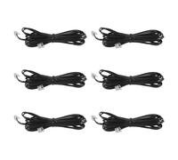 Onchdbfhuu 6X RJ11 6P4C Cable Cordon de Telephone ADSL Modem 5 Metres