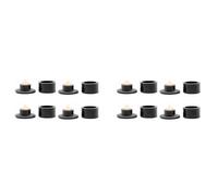Onchdbfhuu 8X Amortisseur à Ressort avec Pointes de Choc, Pieds de Support HiFi, Pointe de Haut-Parleur, Coussinet de Pied pour Haut-Parleurs de ScèNe KTV, Isolation en Aluminium Noir