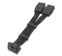 Onchdbfhuu Connecteur PCI-E Câble Adaptateur 2x8 vers 16 Broches 12VHPWR 15 cm