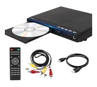 Onchdbfhuu Lecteur DVD Compact 1080p AV USB MP3