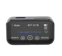Onchdbfhuu Lecteur MP3 HiFi sans Perte avec Radio et Clip Noir