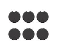 Onchdbfhuu Lot de 6 Traceurs GPS pour Véhicules, Localisateur de Clés, Traceur GPS, Mini Traceur GPS, Traceur GPS pour Animaux de Compagnie, Noir