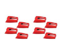 Onchdbfhuu Lot de 8 Stylets de Remplacement pour Tourne-Disque Ruby à Aiguille pour Tourne-Disque Gramophone Vinyl Record Player Stylet