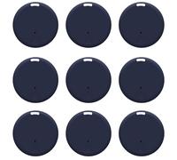 Onchdbfhuu Lot de 9 Traceurs GPS pour Véhicules, Localisateur de Clés, Traceur GPS, Mini Traceur GPS, Traceur GPS pour Animaux de Compagnie, Bleu Marine