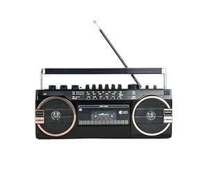 Onchdbfhuu Radio Lecteur Cassette Enregistrement Noir