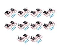 Onchdbfhuu Support Fusible Intégré ATC/ATO Ajouter Un Circuit Fusible de Voiture Support 100 Pack Fusible Fusible Adaptateur Tap 16 Jauge 20Amp Lame avec 100 Pcs Fusibles Standard de 15 Amp