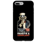 Oncle American Sam, Je Veux Que tu fasses Une Politique Passive et docile Coque pour iPhone 7 Plus/8 Plus