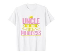 Oncle de la Petite Princesse T-Shirt Graphique avec Valeur, Homme, Blanc, S