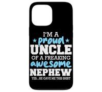 Oncle Fier d'être l'oncle d'un Neveu génial, il m'a donné ça Coque pour iPhone 13 Pro Max