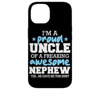 Oncle Fier d'être l'oncle d'un Neveu génial, il m'a donné ça Coque pour iPhone 14