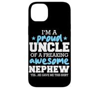 Oncle Fier d'être l'oncle d'un Neveu génial, il m'a donné ça Coque pour iPhone 14 Plus
