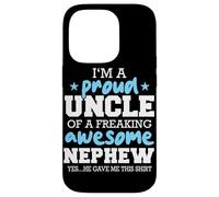 Oncle Fier d'être l'oncle d'un Neveu génial, il m'a donné ça Coque pour iPhone 14 Pro
