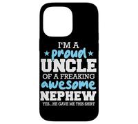 Oncle Fier d'être l'oncle d'un Neveu génial, il m'a donné ça Coque pour iPhone 14 Pro Max