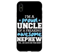 Oncle Fier d'être l'oncle d'un Neveu génial, il m'a donné ça Coque pour iPhone XS Max