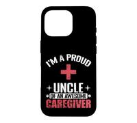 Oncle Fier d'être Un Soignant génial Coque pour iPhone 16 Pro